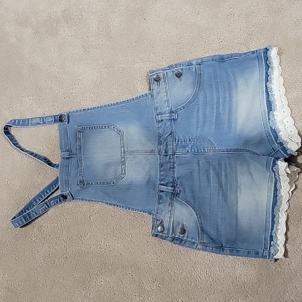 Girls denim overalls XXL